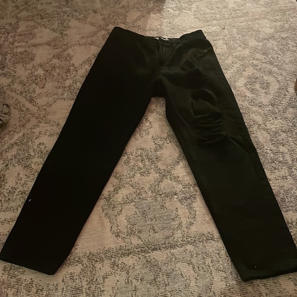 Garage Black Ripped Mom Jeans - Picture 2 of 6